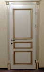 Межкомнатные деревянные двери из массива ольхи - покраска RAL + патина